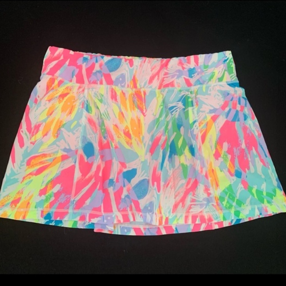 Lilly Pulitzer Luxletic Josephine Skort In Multi Sparkling Sands XL